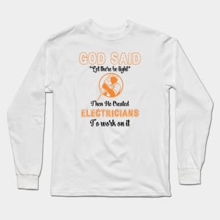 Electrician Long Sleeve T-Shirt